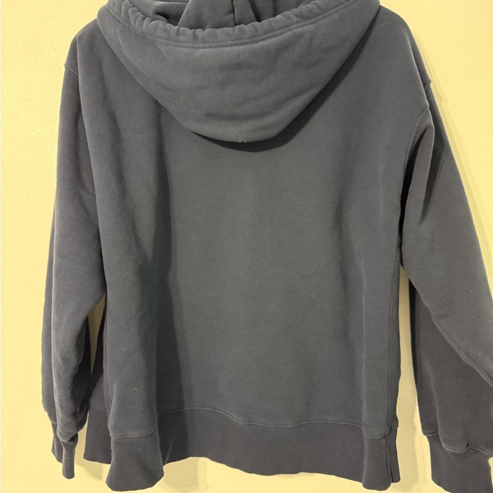 TNA Cozy AF Fleece Pullover Hoodie in Navy - Picture 6 of 10